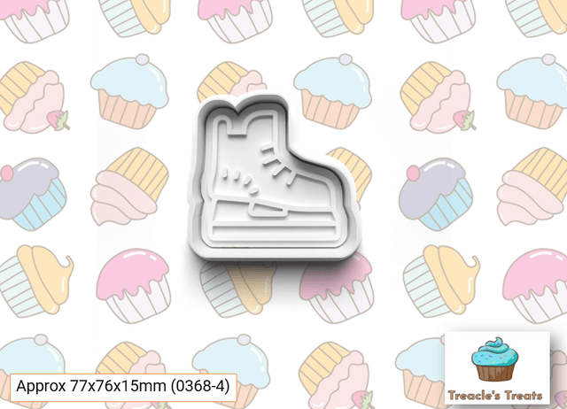 Ice Hockey Theme Fondant/cookie stamps with cutters
