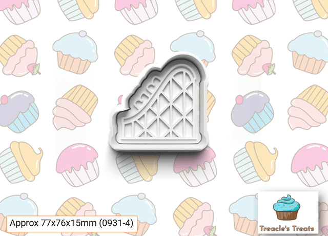 Amusement Park Fondant/cookie stamps with cutters