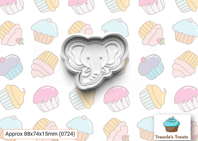 Animal Heads Theme Fondant/cookie stamps with cutters