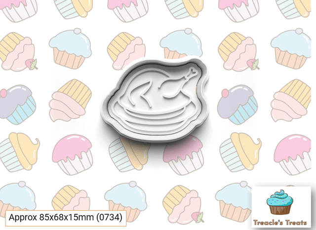 Thanksgiving Theme Fondant/cookie stamps with cutters (0734)