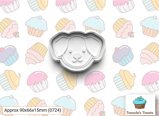 Animal Heads Theme Fondant/cookie stamps with cutters
