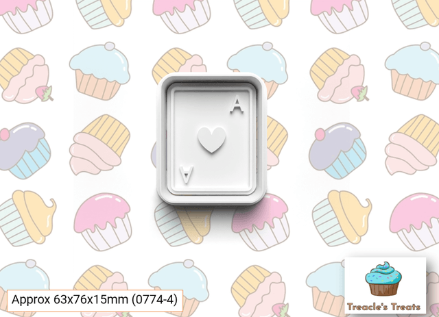 Ace Cards Fondant/cookie stamps with cutters 