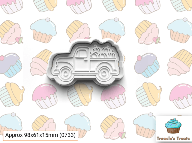 Thanksgiving Theme Fondant/cookie stamps with cutters (0733)