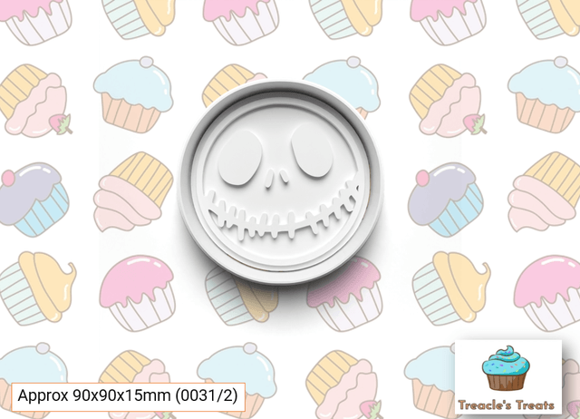 Halloween Jack Fondant/cookie stamps with cutters
