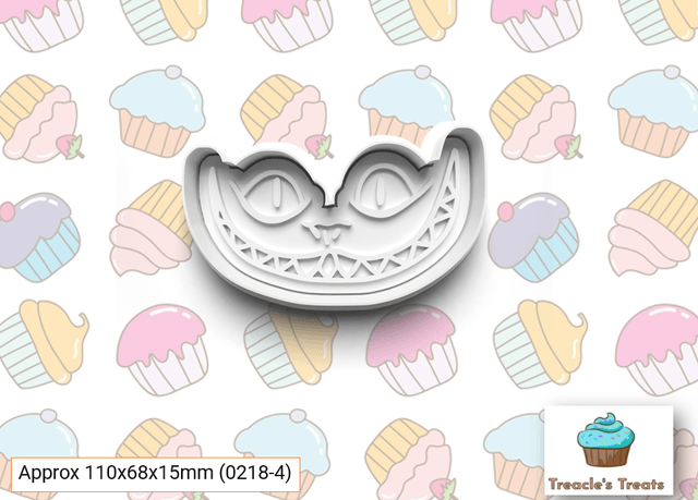 Alice in wonderland Theme Fondant/cookie stamps with cutters
