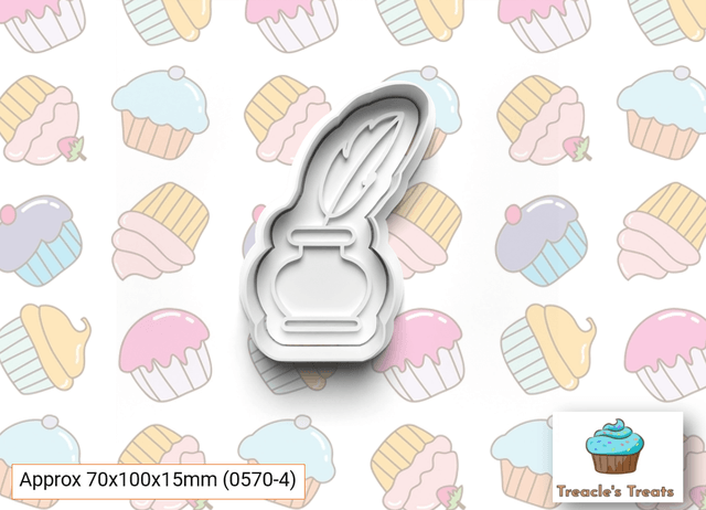 Reading Theme Fondant/cookie stamps with cutters