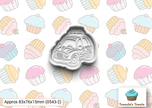 Police Theme Fondant/cookie stamps with cutters