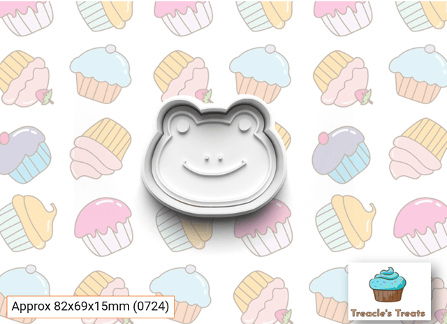 Animal Heads Theme Fondant/cookie stamps with cutters
