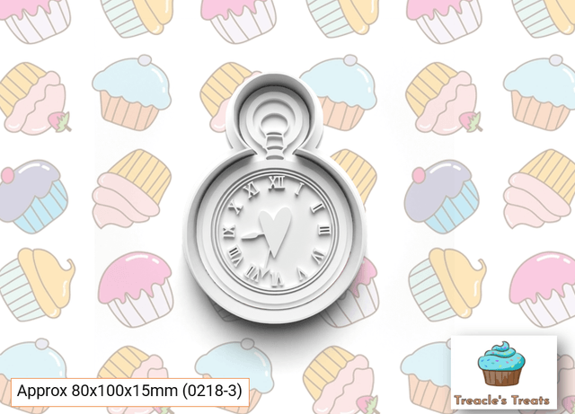 Alice in wonderland Theme Fondant/cookie stamps with cutters
