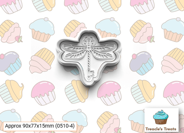 Flying Keys Theme Fondant/cookie stamps with cutters