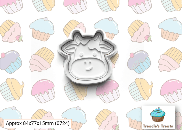 Animal Heads Theme Fondant/cookie stamps with cutters