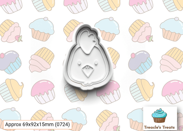 Animal Heads Theme Fondant/cookie stamps with cutters
