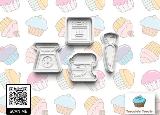 Baking Equipment  Fondant/cookie stamps with cutters