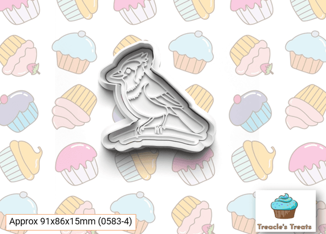 Bird Fondant/cookie stamp with cutter