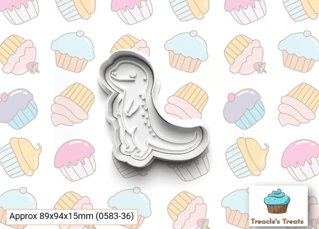 Lizard Fondant/cookie stamp with cutter 